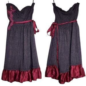 Free People Silky Ruffle Dress